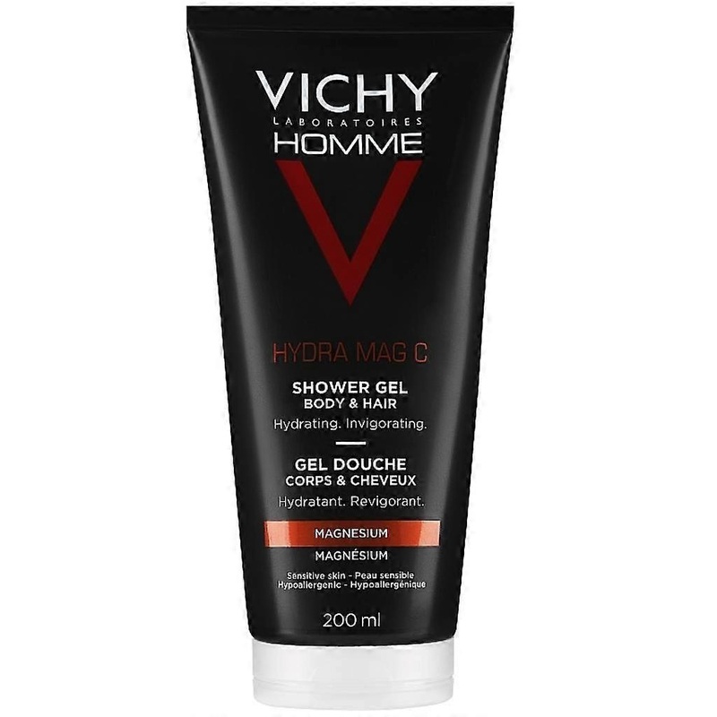 Vichy Homme Hydra Mag C Invigorating Hydrating Shower Gel 200ml